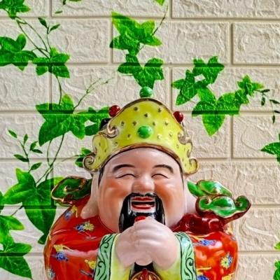 TƯỢNG THẦN TÀI GẤM VẼ TAY